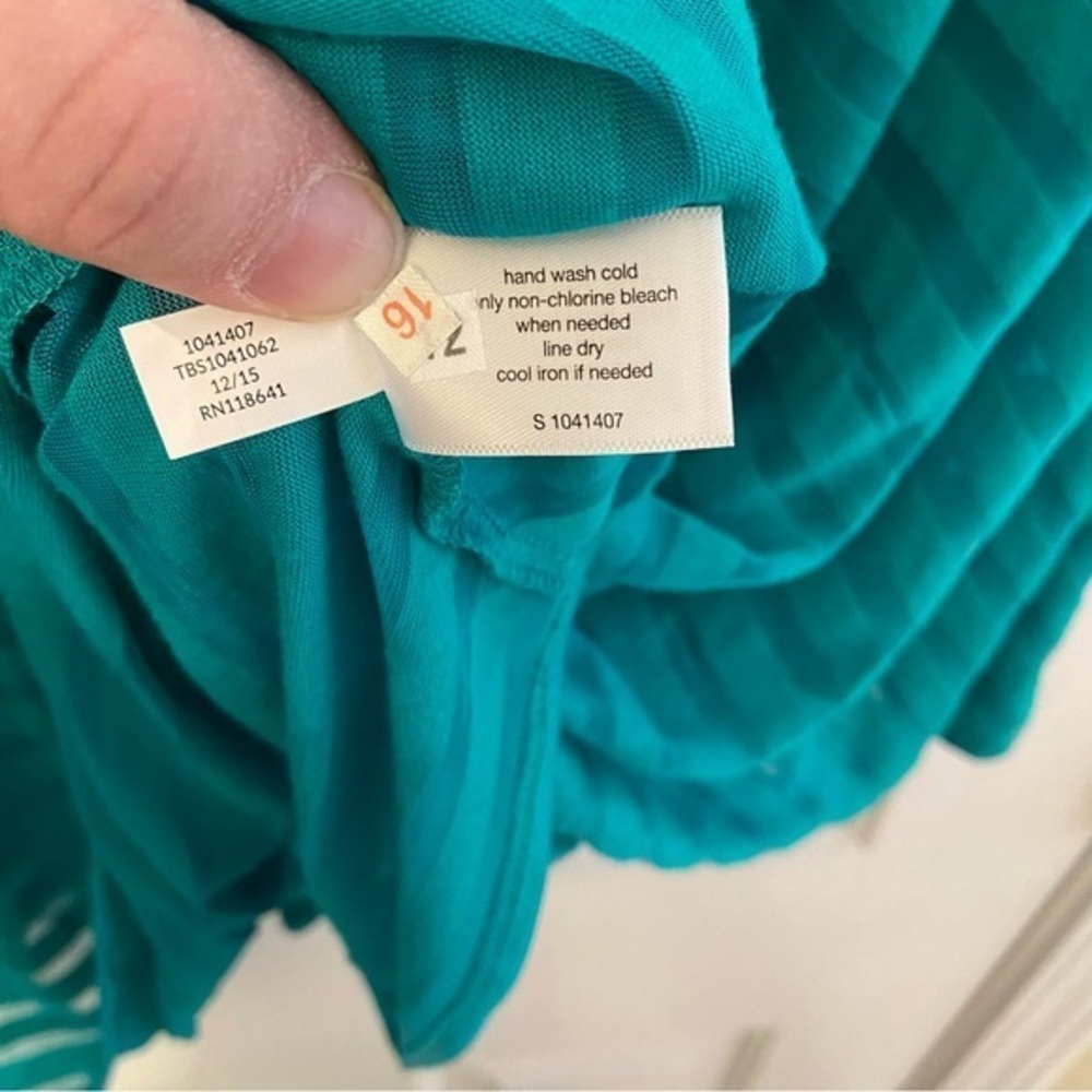 Lane Bryant green sheer top‎ Size 22/24 - Picture 5 of 7